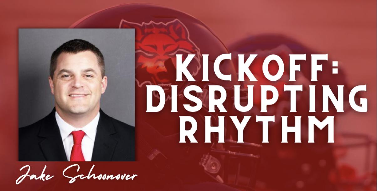Jake Schoonover - Kickoff: Disrupting Rhythm