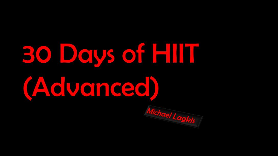 30 Days of HIIT (Advanced)