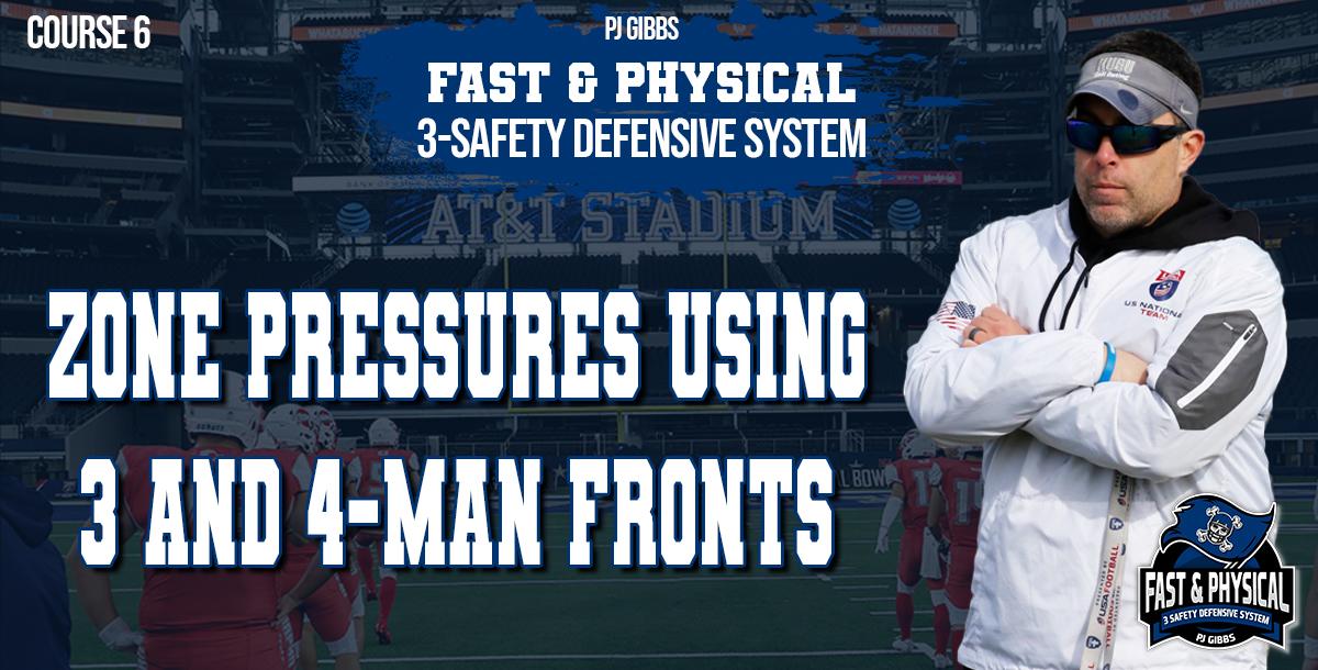 Zone Pressures Using 3 and 4-Man Fronts