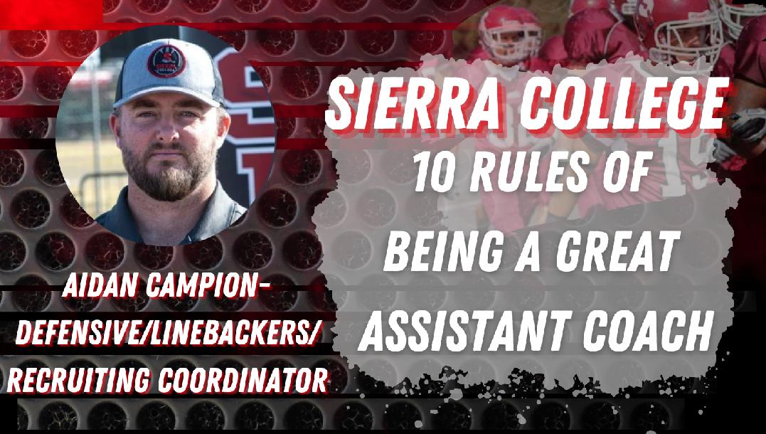 Adian Campion-Sierra College Defensive/Linebackers/Recruiting Coordinator