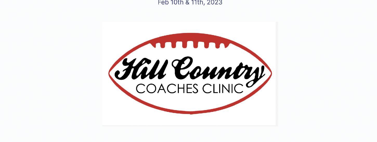 Hill Country Football Clinic 2023