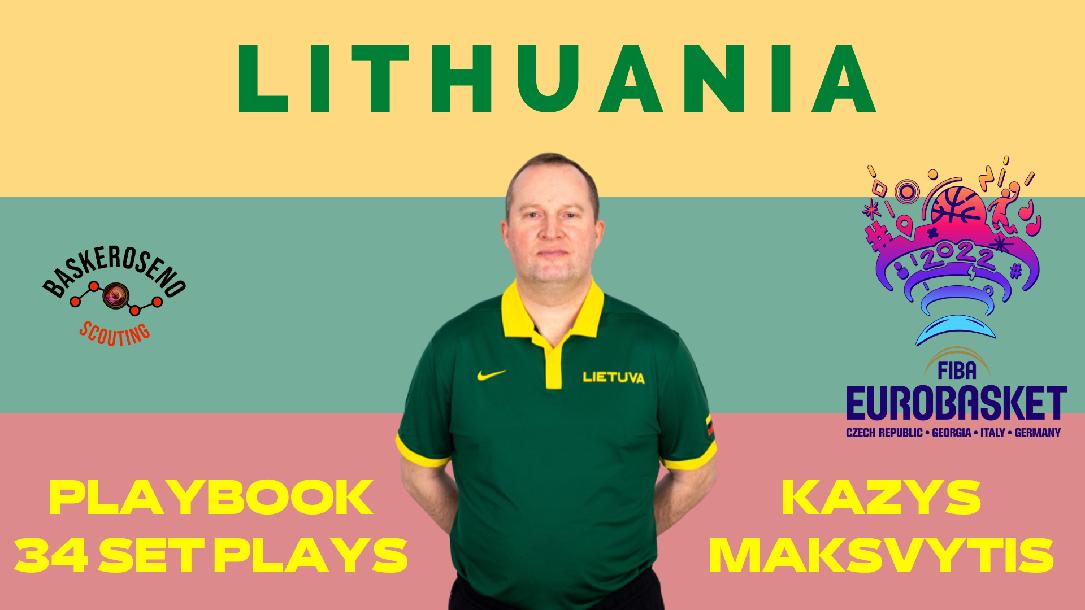 34 sets by KAZYS MAKSVYTIS (Lithuania Eurobasket 2022)