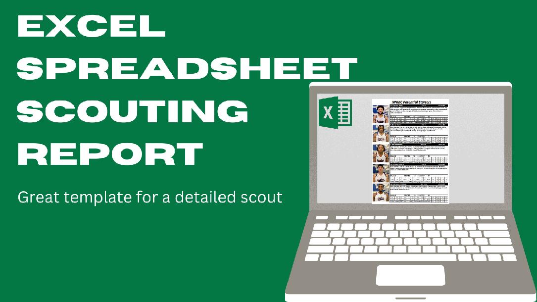 Excel Spreadsheet Scouting Report - Great template for a detailed scout