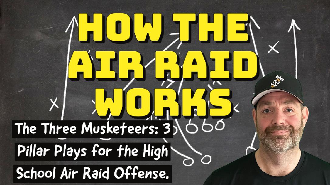 How the Air Raid Works:  3 Pillar Plays for the H.S. Air Raid Offense