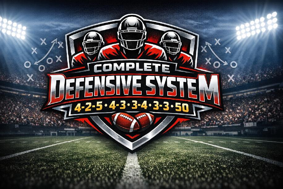 Complete Defensive System-Combining the 4-2-5, 4-3, 3-4, 3-3, and 50