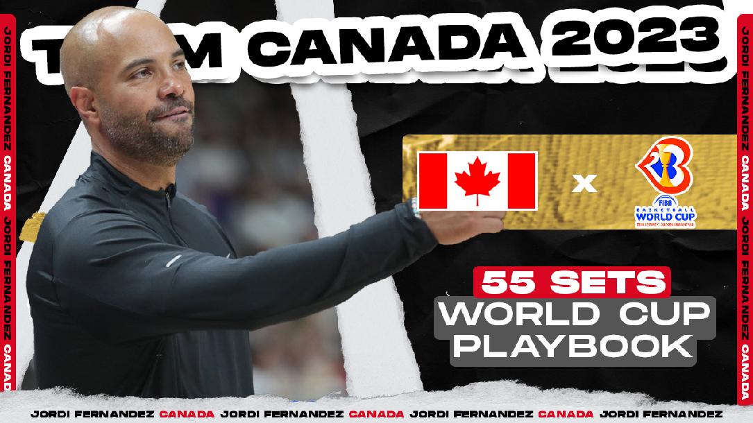 CANADA (55 SETS) 2023 FIBA WC PLAYBOOK BY Jordi Fernández