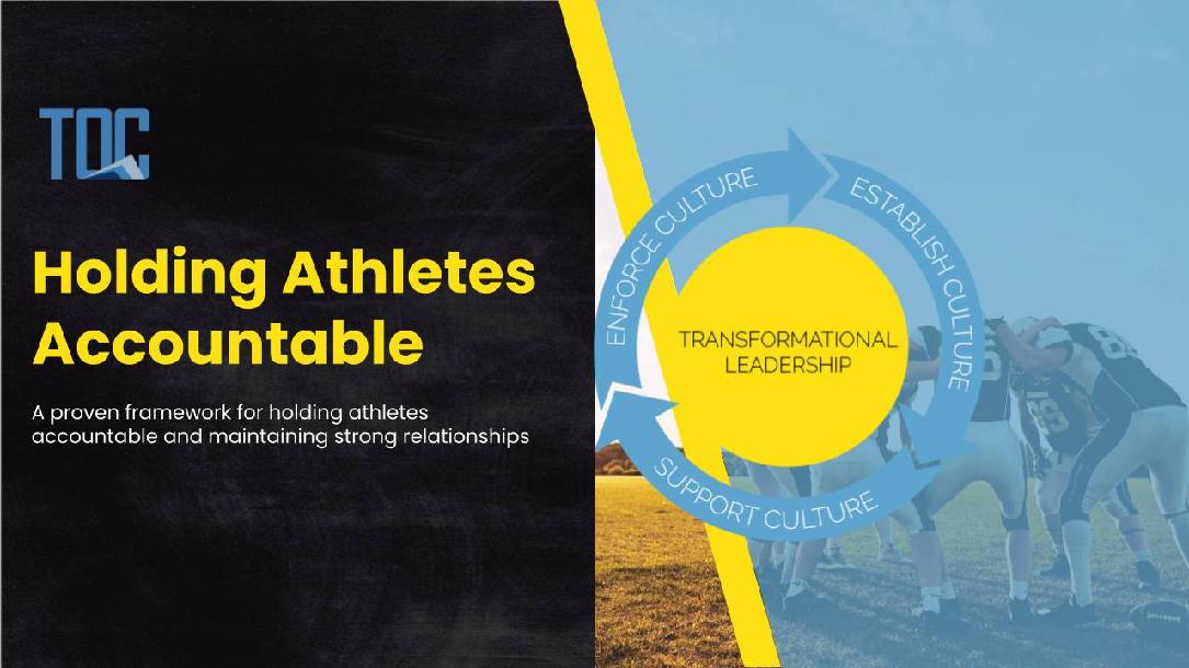 Holding Athletes Accountable