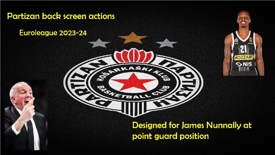 Partizan Playbook with James Nunnally at the Point - Euroleague 2023-24 Partizan Playbook with James Nunnally at the Point - Euroleague 2023-24