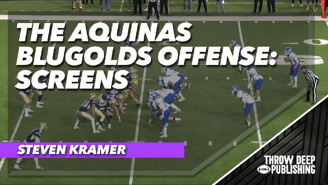 The Aquinas Blugolds Offense: Screens