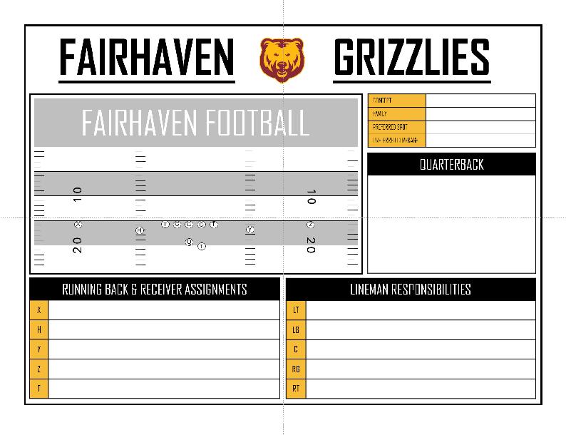 Offensive Play Sheet Templates - PPT Offensive Play Sheet Templates - PPT