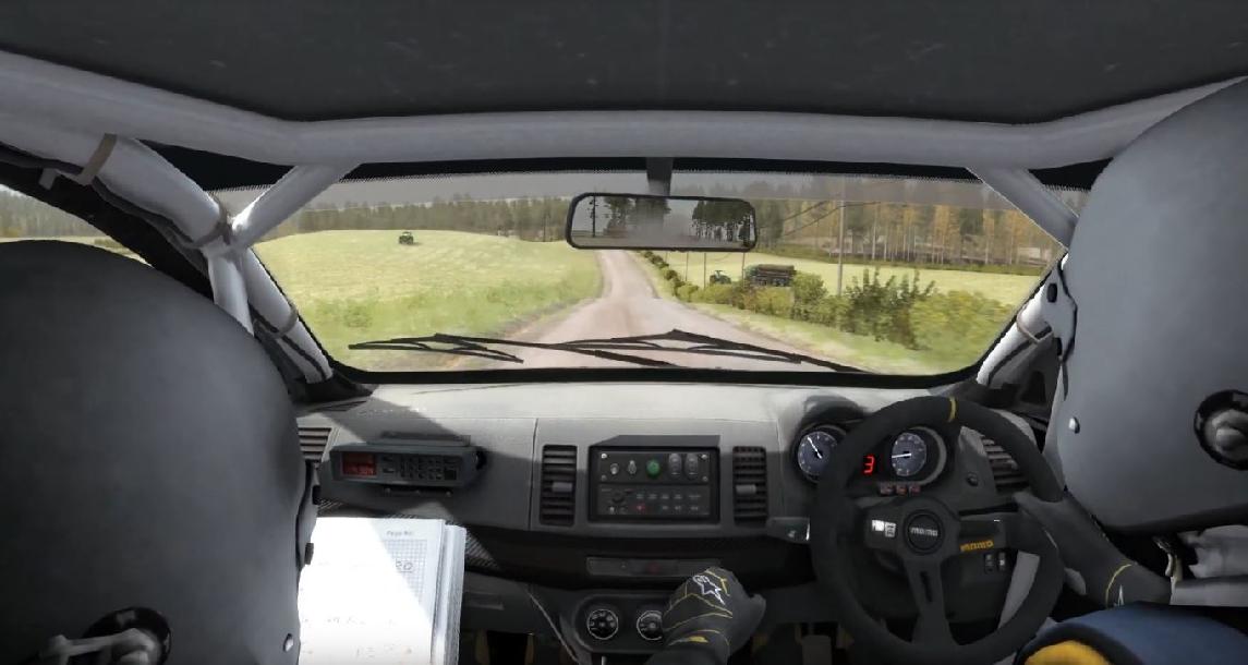 dirt rally steering wheel