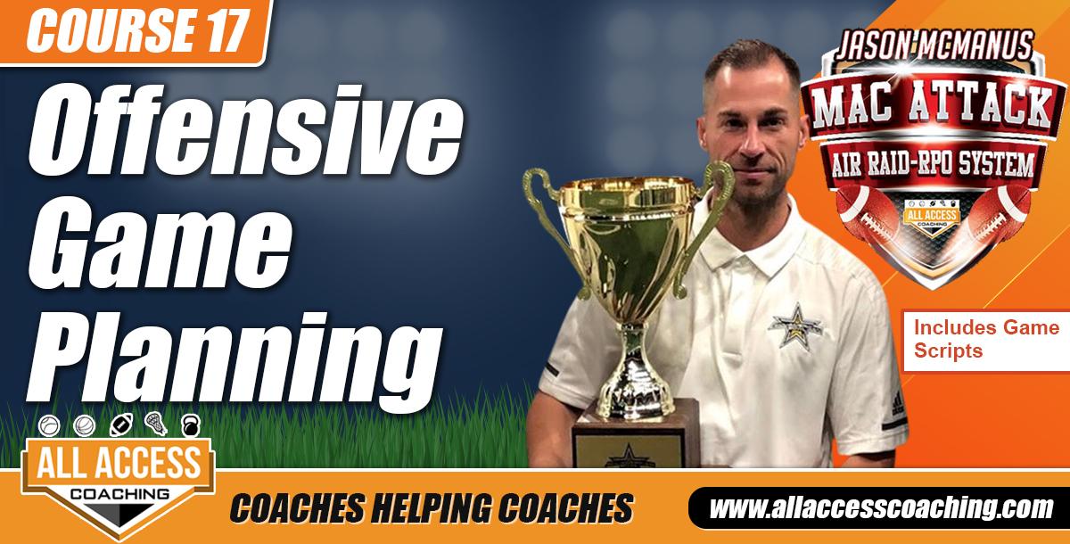 Offensive Game Planning Made Easy in the Spread Offense