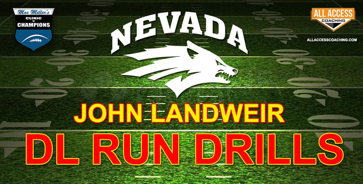 Defensive Line Run Drills - Nevada Reno