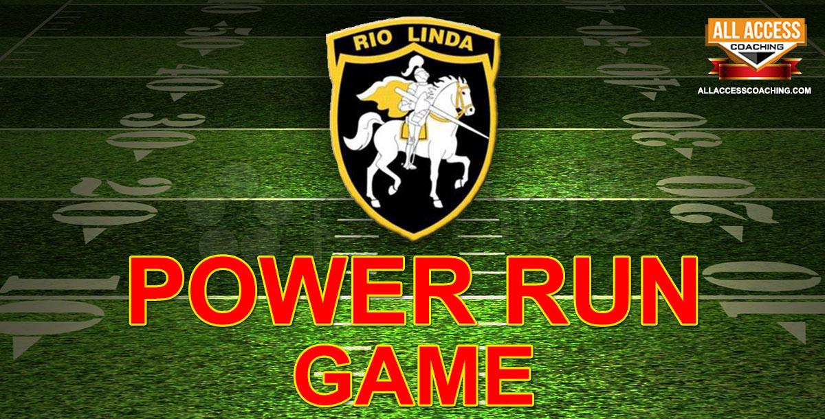 POWER RUN GAME - Rio Linda HS Northern CA by Clinic of Champions