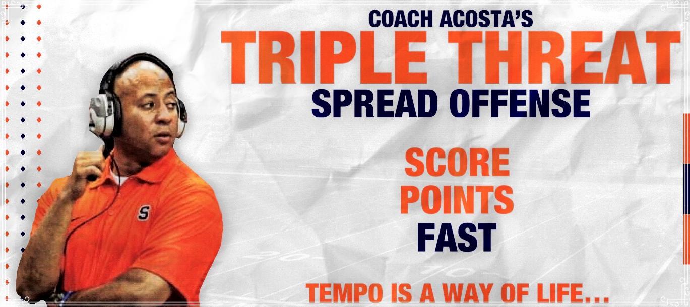 Triple Threat Spread Offense Youth Football Playbook