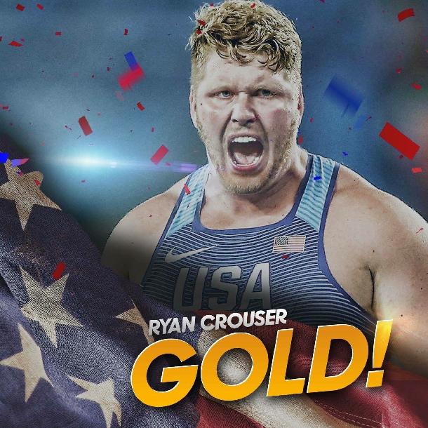 Ryan Crouser Gold Medal Shot Put Technique