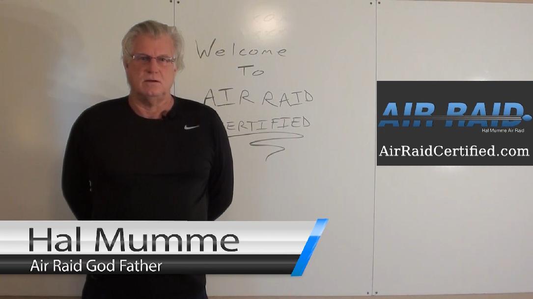 2024 Official Air Raid Certification by Hal Mumme