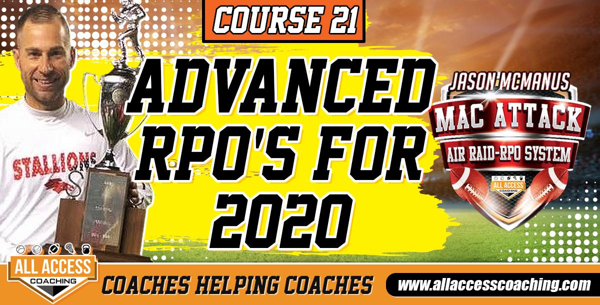 Advanced RPO`s including Practice Drills